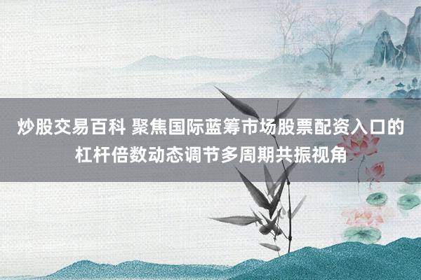 炒股交易百科 聚焦国际蓝筹市场股票配资入口的杠杆倍数动态调节多周期共振视角